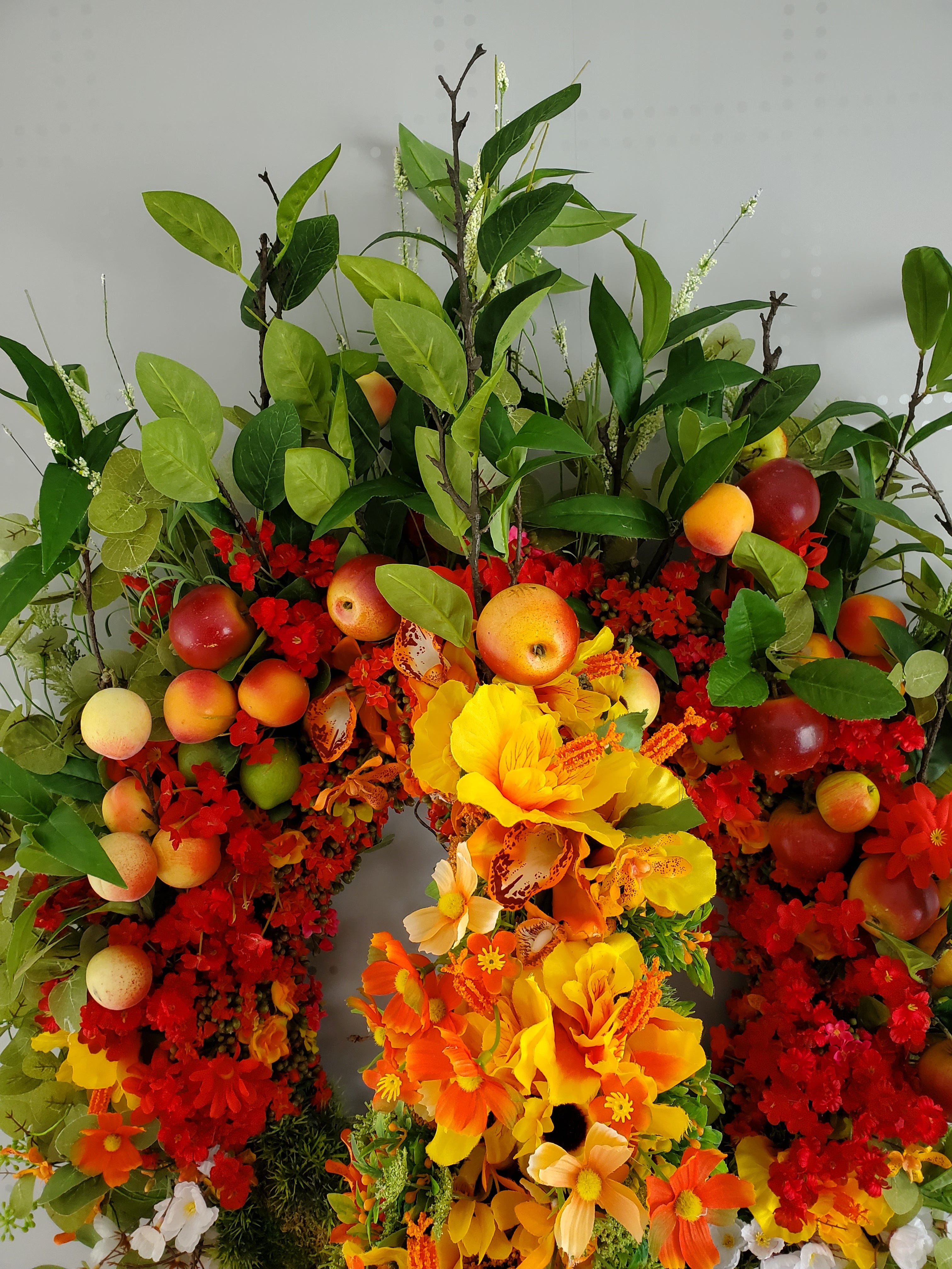 Blooming Orchard Front Door Fall Wreath Etsy Wreaths Luxury Wreaths Grapevine