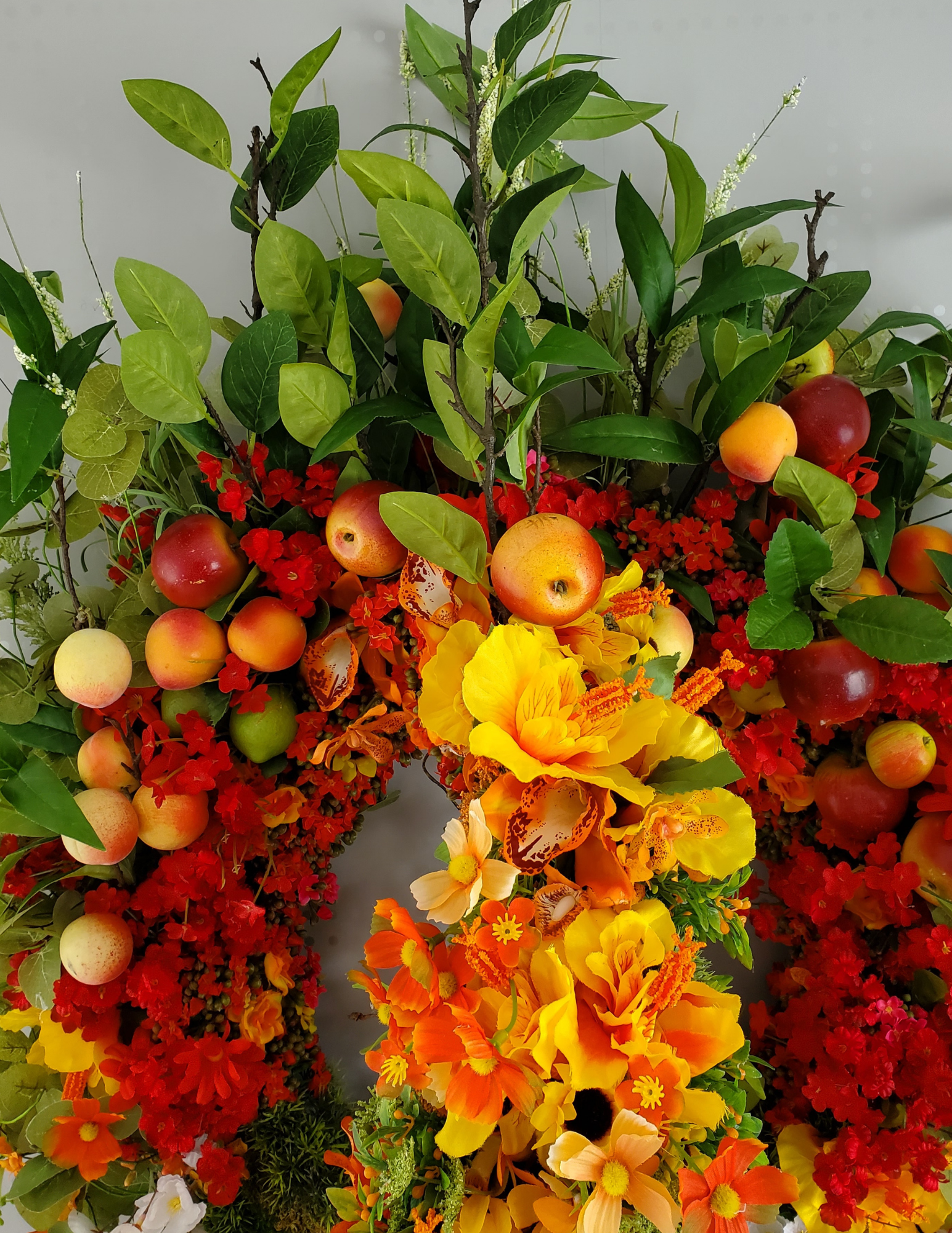 Blooming Orchard Front Door Fall Wreath Etsy Wreaths Luxury Wreaths Grapevine