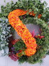 Succulent Fall Wreath | Wreath for Front Door | Grapevine Wreaths